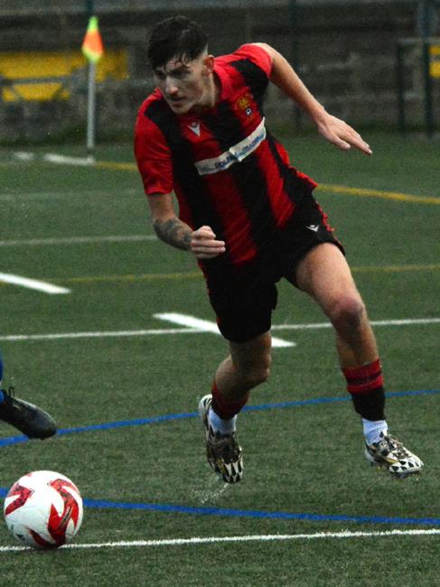 Kieran Blundell - scored a cracking second goal for Goodwick at Carew